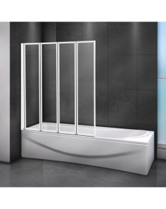 Шторка на ванну Relax V 4 90 140 C Bi стекло прозрачное Cezares