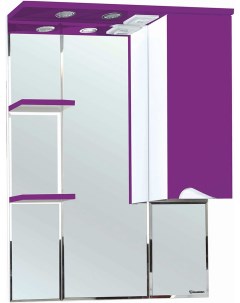 Зеркало шкаф Эйфория 80 R фиолетовый Bellezza