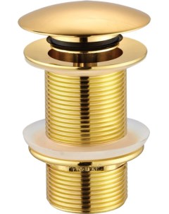 Донный клапан для раковины SF030G без перелива золото Creavit