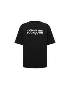Хлопковая футболка Comme des fuckdown