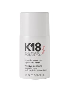 Несмываемая маска для молекулярного восстановления волос Leave In Molecular Repair Hair Mask K18 310 K18 (сша)