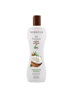Увлажняющий шампунь с кокосовым маслом Organic Coconut Oil Moisturizing Shampoo Biosilk (сша)