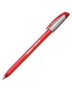 Ручка шариковая Trio DC Tinted 0 7мм красн масл треуг неавтом Unimax