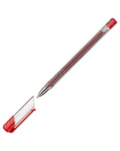 Ручка шариковая К11 неавт M 1мм треуг корп масляная красная Kores