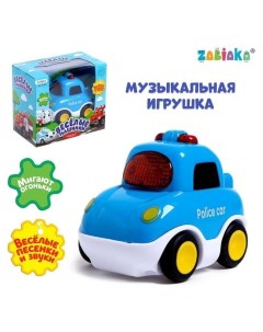 Музыкальная игрушка Полицейская машина синяя звук свет Sl 04196 Zabiaka