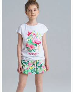Комплект футболка шорты для девочки Playtoday tween