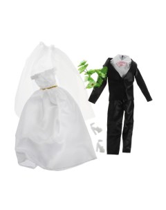 Набор свадебной одежды и аксессуаров для кукол София и Алекс Карапуз