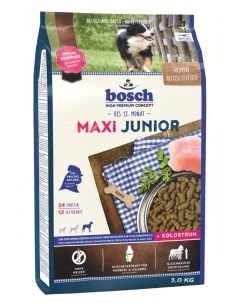 Сухой корм для щенков Maxi Junior 3 кг Bosch