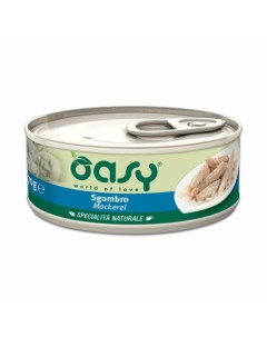 Wet Cat Specialita Naturali Mackrel влажный корм для взрослых кошек дополнительное питание со скумбр Oasy