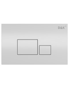 Кнопка смыва Quadro DB1519016 универсальная белая D&k