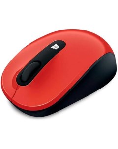 Мышь Sculpt Mobile Mouse Flame Red красный черный оптическая 1000dpi беспроводная USB2 0 2but Microsoft