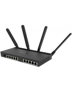 Wi Fi роутер RB4011iGS 5HacQ2HnD IN 802 11aс 1734Mbps 2 4 ГГц 5 ГГц 10xLAN SFP черный Mikrotik