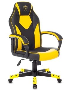 Кресло для геймеров GAME 17 чёрный жёлтый Zombie