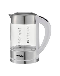 Электрический чайник HYK S5807 белый серебристый Hyundai