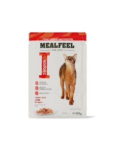 Functional Nutrition Влажный корм пауч для взрослых кошек ягненок в соусе с кусочками куриного филе  Mealfeel