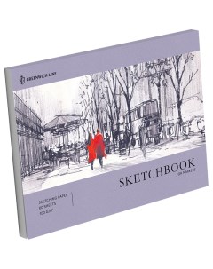 Скетчбук склейка для маркеров City walk А5 60 л 100 г Greenwich line