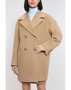 Двубортное пальто из смесовой шерсти Belucci