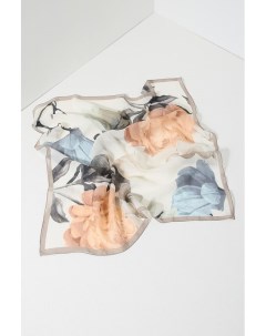 Шелковый платок с цветочным принтом Lasessor