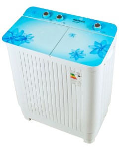 Активаторная стиральная машина WMM 55PG синие цветы Bravo