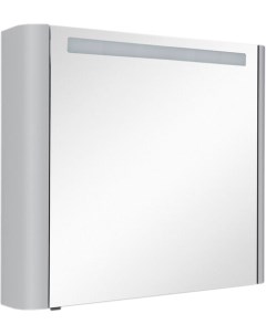 Зеркало шкаф Sensation 80 R серый шелк Am.pm.