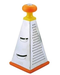 Терка 4-х гранная 23см нерж. с пластиковой ручкой (Китай) | 93-AC-GR-73 Resto