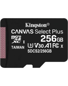 Карта памяти Kingston microSDXC Class 10 UHS I U3 256Gb