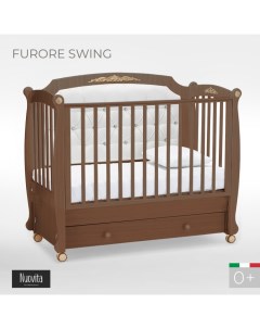 Детская кроватка Furore Swing продольный маятник Nuovita