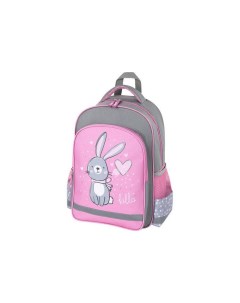 Рюкзак School для начальной школы Adorable bunny 38х28х14 см Пифагор