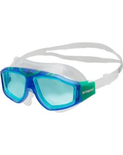 Очки полумаска для плавания Z501 синий зеленый Atemi
