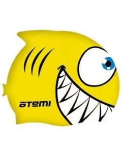 Шапочка для плавания FC201 силикон рыбка желтый Atemi
