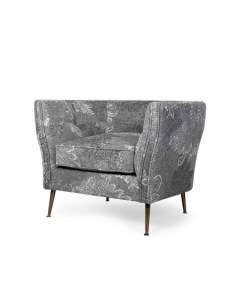 Кресло luxury серый Desondo