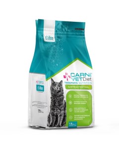 Cat Gastrointestinal сухой корм для кошек при расстройствах пищеварения диетический с курицей 1 5 кг Carni vet diet