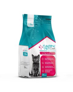 Kitten Support сухой корм для котят с нарушением развития и проблемами пищеварения диетический с кур Carni vet diet