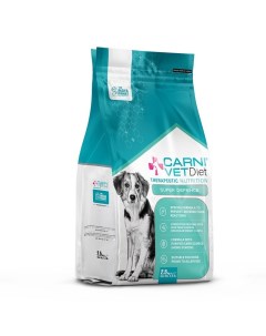 Dog Super Defense сухой корм для собак при пищевой непереносимости и аллергии диетический с лососем  Carni vet diet