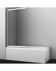 Шторка на ванну Main 100 41S02 100 WasserSchutz Fixed профиль Хром стекло прозрачное Wasserkraft