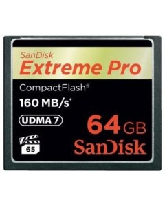 Карта памяти Compact Flash Card 64Gb SDCFXPS 064G X46 Sandisk