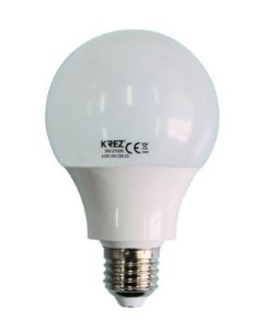 Лампа светодиодная шар E27 9W 2700K 4GM WH126 02 Krez