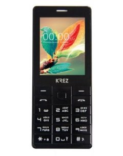 Мобильный телефон PL202B DUO черный 2 4 Krez