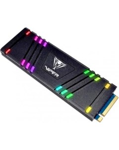 Твердотельный накопитель SSD M 2 2 Tb Viper VPR100 RGB Read 3300Mb s Write 2900Mb s 3D NAND TLC VPR1 Patriòt