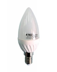 Лампа светодиодная свеча E14 5W 2700K 4CM WH224 02 Krez