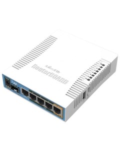 Wi Fi роутер hAP AC 802 11aс 150Mbps 2 4 ГГц 5 ГГц 5xLAN RJ 45 белый Mikrotik