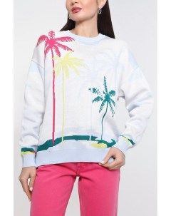 Пуловер с круглый вырезом с принтом Colorplay