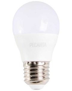 Лампа светодиодная LL R G45 7W 230 4K E27 Ресанта