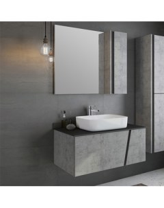 Мебель для ванной Эдинбург 90 бетон светлый Comforty