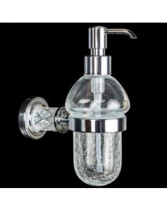 Дозатор для жидкого мыла Murano crystal хром глянцевый Boheme