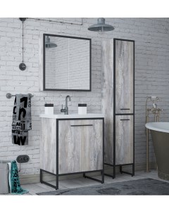 Мебель для ванной Айрон 70 черный антик Corozo