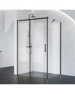 Боковая стенка Acqua 90 профиль черный матовый ACQUA 90 FIX C NERO Belbagno