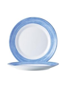 Тарелка d=155мм голубой край Браш | 48932 Arcoroc