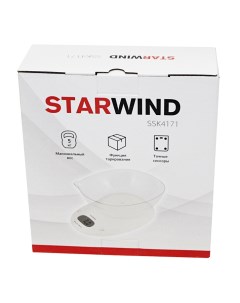 Кухонные весы Starwind SSK4171 Белые
