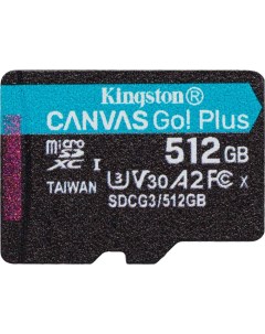 Карта памяти Canvas Go Plus microSDXC 512GB SDCG3 512GBSP Kingston